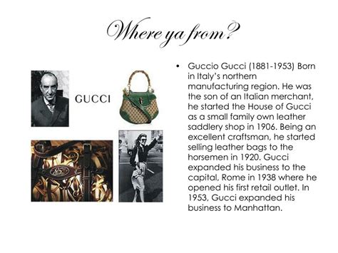 gucci powerpoint in francese|gucci designer ppt.